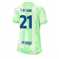 Barcelona Frenkie de Jong #21 Replica Third Shirt Ladies 2024-25 Short Sleeve